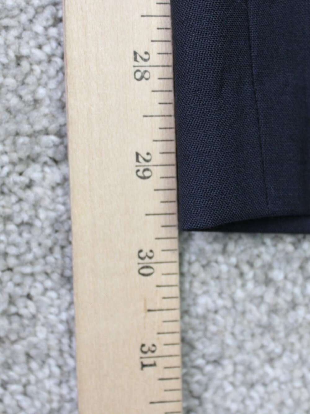 GAP Pants NWT Mens 42x30 Blue Classic Stretch Lightweight Wool Pleated Lined - Picture 3 of 13